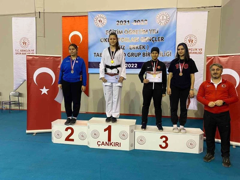 Milli sporcu Livanur Tiryakioğlu, Çankırı’dan şampiyonlukla döndü
