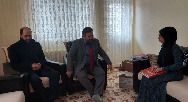 Müftülükten görme engelli gence anlamlı hediye
