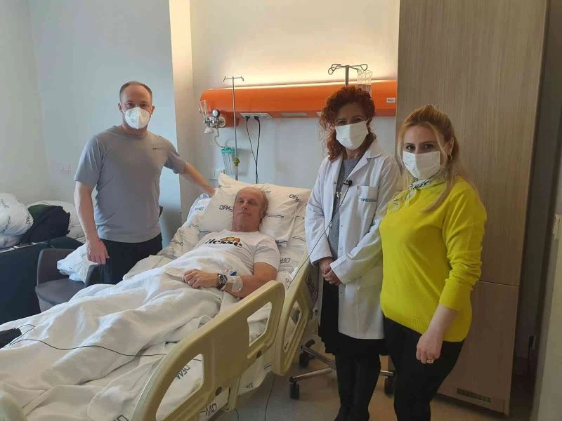 Tatile geldiği Antalya’da beyin felci geçiren Finlandiyalı turist sağlığına kavuştu
