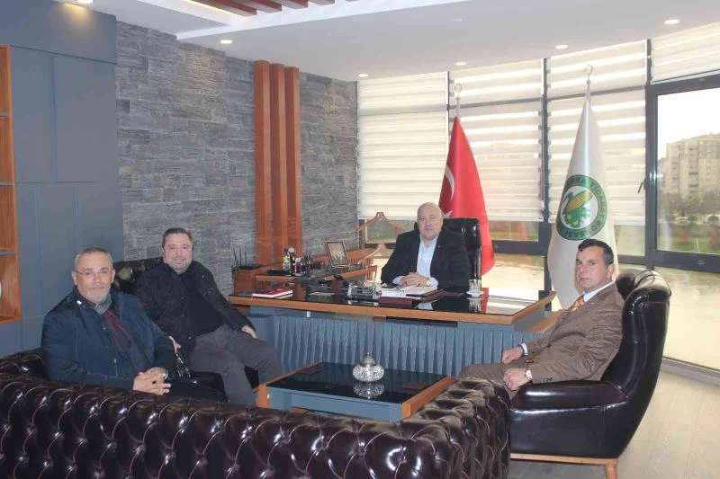 Kazım Yılmaz, Semiz ve Fişekci’yi ağırladı
