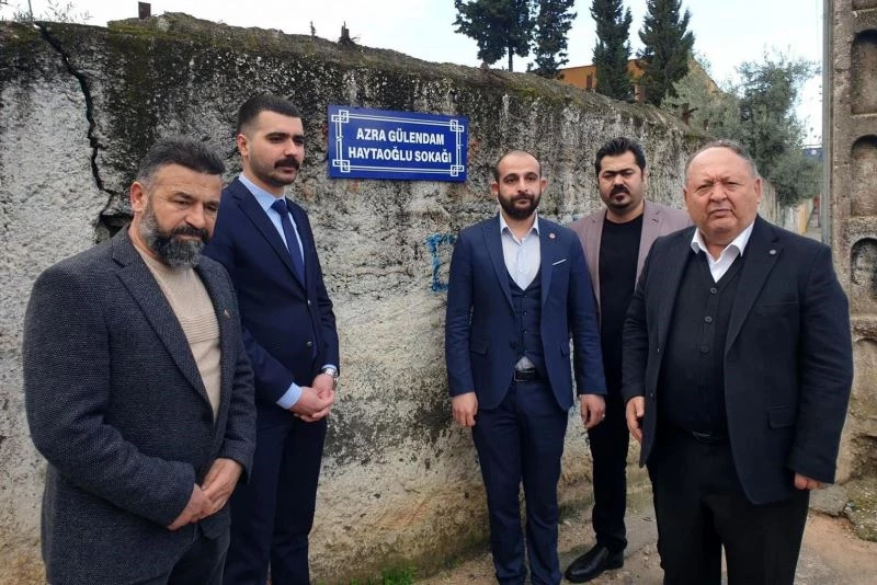 Azra’nın adı, evlerinin sokağında yaşayacak
