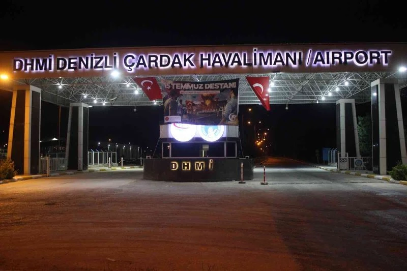 Çardak Havalimanı’ndan 28 bin yolcu hizmet aldı
