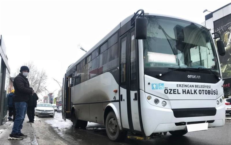 Erzincan’da toplu taşımaya zam yapıldı
