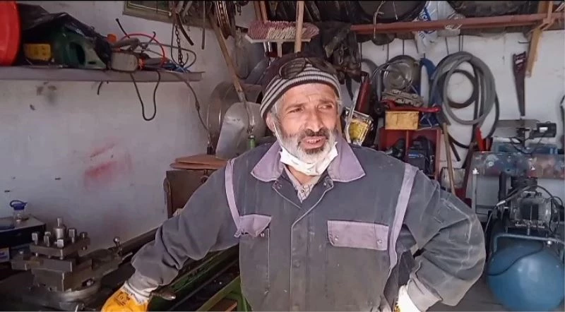 Çocukluk hayalini gerçekleştirip tamir atölyesi kurdu
