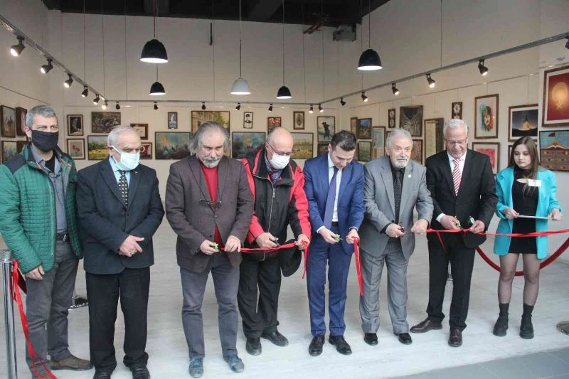 Kütahya’da 46 sanatçının 86 eseri sanatseverlerin beğenisine sunuldu
