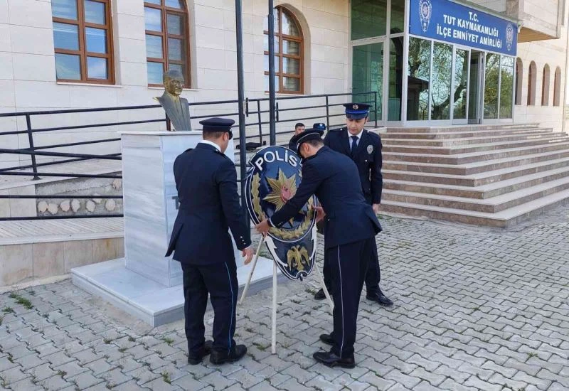 Tut ilçesinde 10 Nisan Polis Haftası kutlandı
