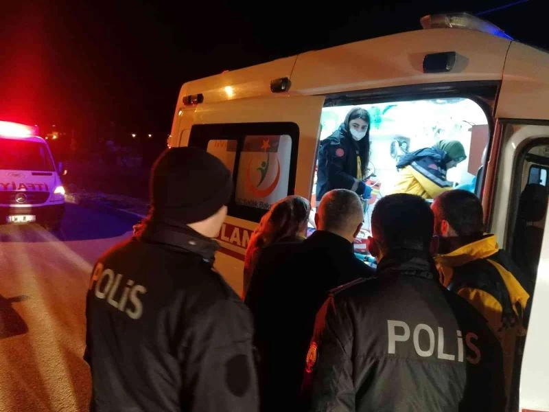 Sobadan sıçrayan kıvılcım evi yaktı
