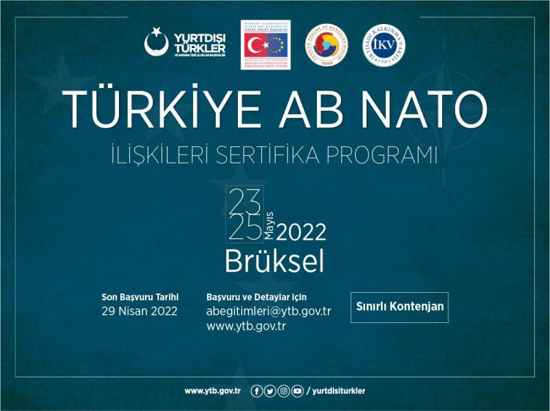 YTB’den Türkiye-AB-NATO ilişkileri sertifikalı eğitim programı
