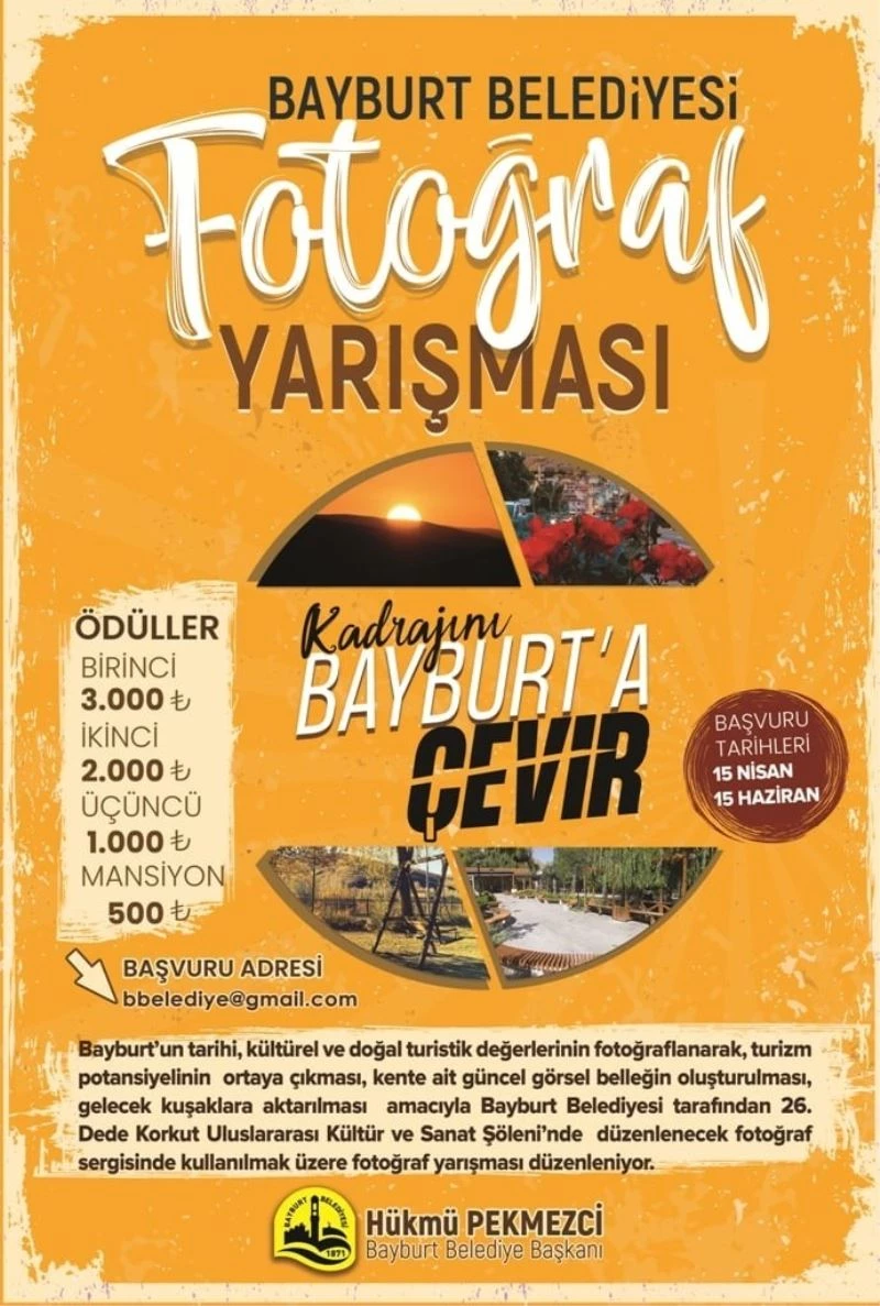 “Kadrajını Bayburt’a Çevir” temalı fotoğraf yarışması
