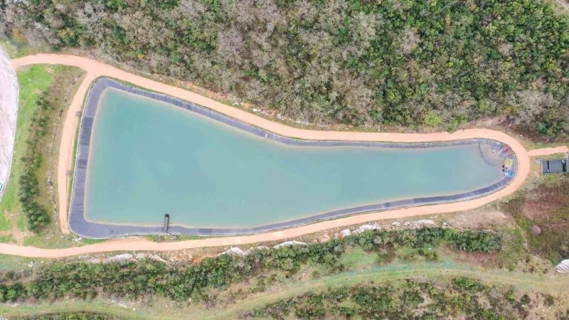 Umuttepe’deki gölete çevre düzenlemesi
