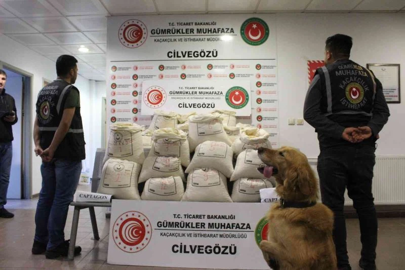 Cilvegözü’nde iki tırda 2 milyon 422 bin uyuşturucu hap ele geçirildi
