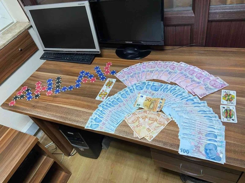 Antalya’da işyerine kumar baskını
