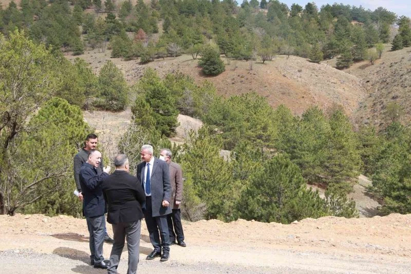 Başkan Saygılı yeni mezarlık çalışmalarını inceledi
