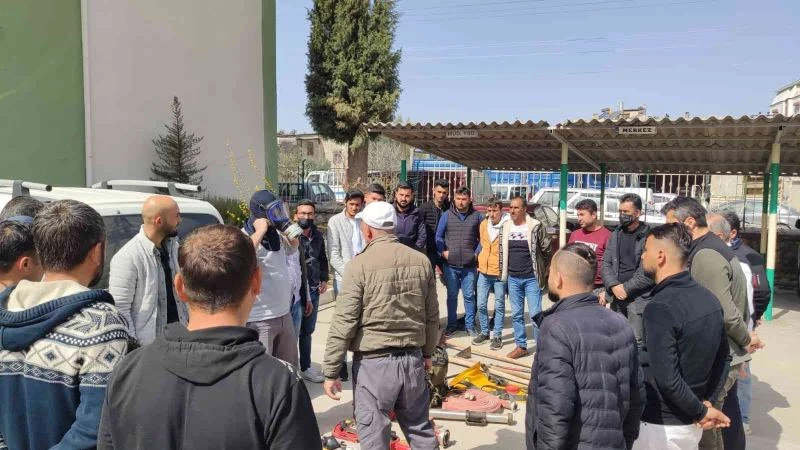 Orman yangınlarıyla mücadele gönüllüleri ve jandarmaya eğitim
