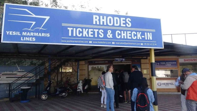 Marmaris’ten Rodos’a feribot seferleri başladı
