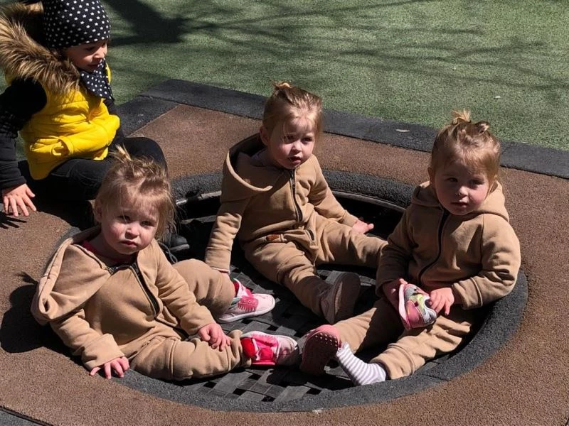 Eskişehirli sevimli üçüzler ilginin odağı oldu
