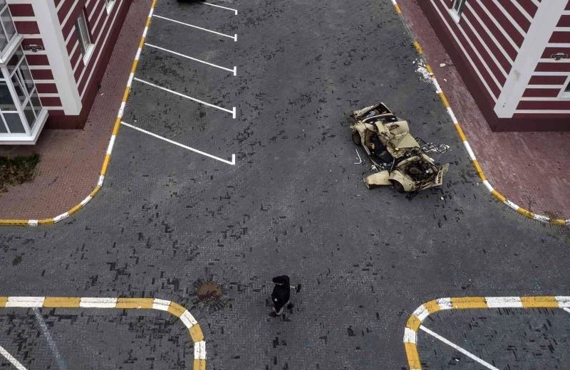 Gostomel’de halk kente geri döndü
