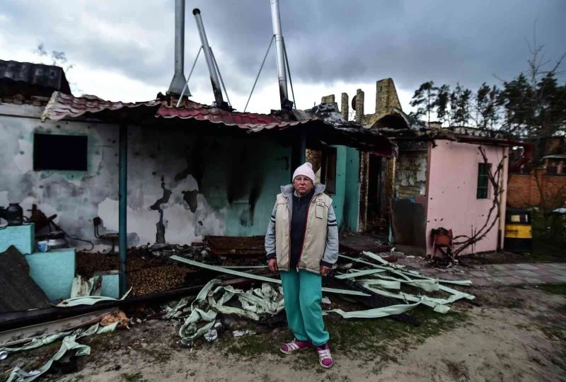 Ukrayna’da Rus askerlerinin kaldığı ev kullanılamaz hale geldi
