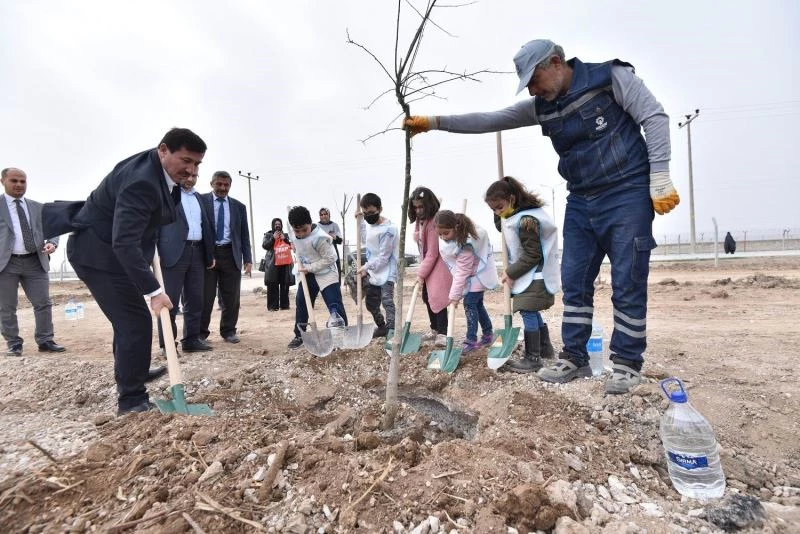 Karatay Belediyesinden ağaç dikme etkinliği
