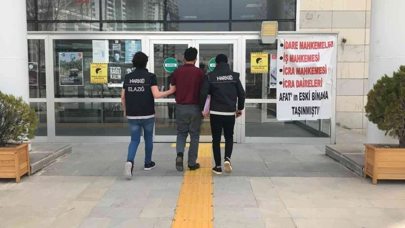 Elazığ’da uyuşturucu satarken suçüstü yakalanan şüpheli tutuklandı
