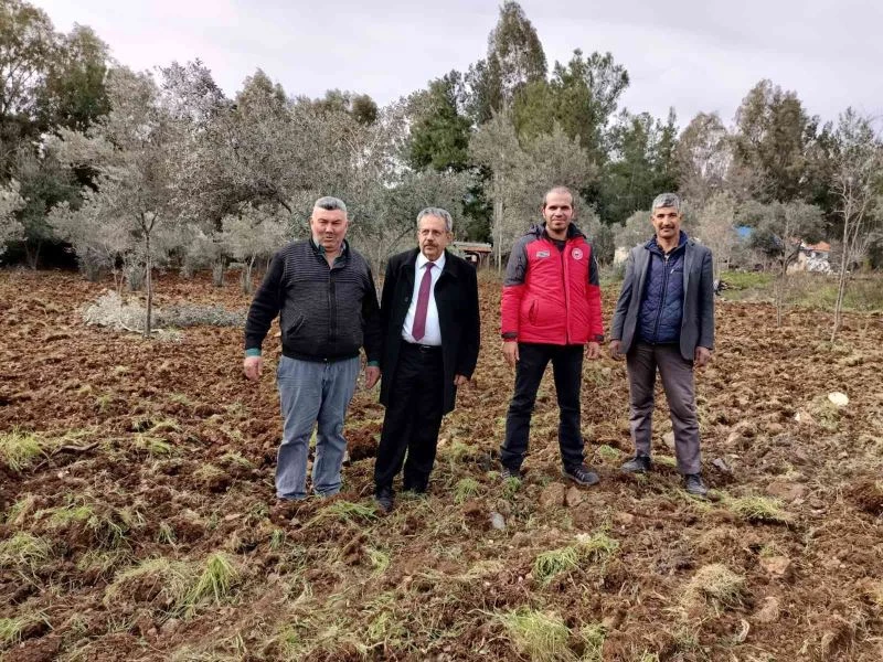 Köyceğiz’de fideler toprakla buluştu
