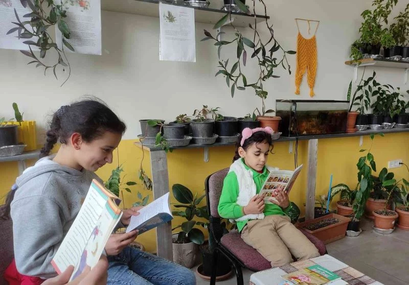 Öğrenciler tabiat ve bakım atölyesini boş bırakmıyor
