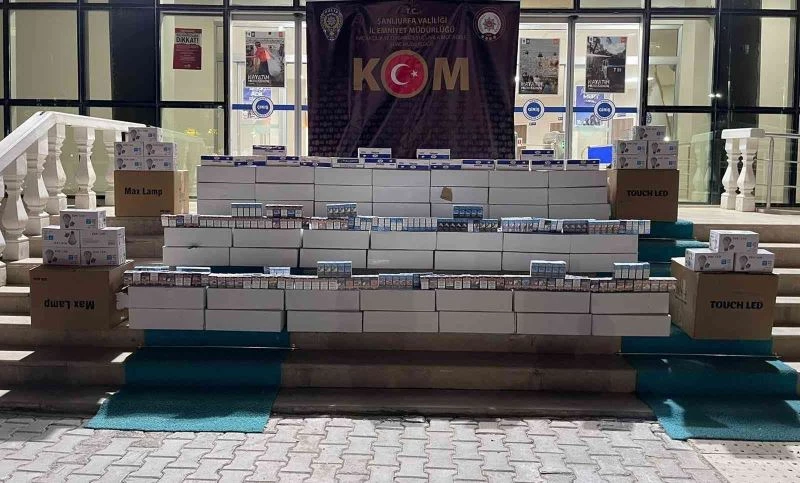 Şanlıurfa’da gümrük kaçağı ampul ele geçirildi
