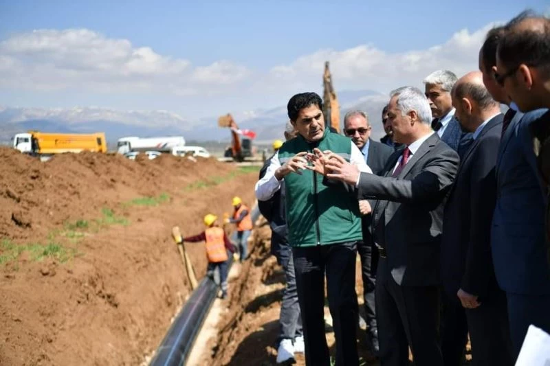 Atabey Ovası sulama sistemi yenileniyor
