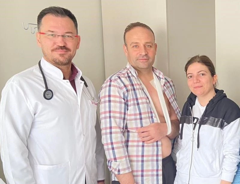 Birçok kez ölümden dönen hasta, Egekent’te takılan kalp piliyle hayata tutundu
