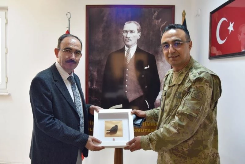 Rektör Beydemir’den Bozüyük Garnizon Komutanı Yüzbaşı İnanç’a ziyaret
