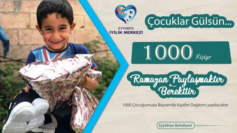 Eyyubiye’de bayramda yetim çocukların yüzü gülecek
