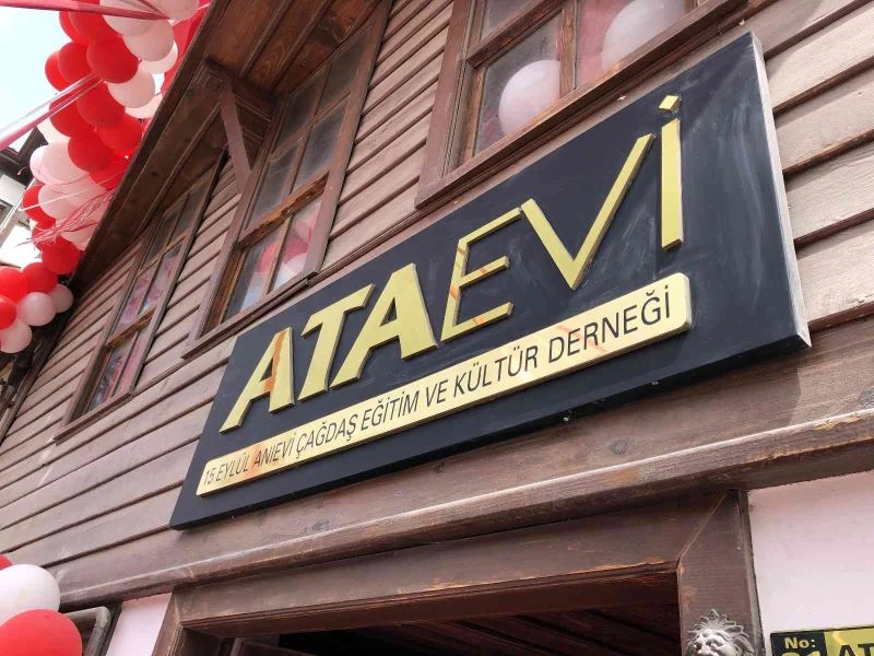 Atatürk’ün izini taşıyan bina, artık ‘Ataevi’ oldu
