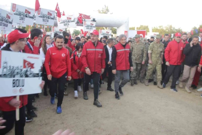 57. Alay Vefa Yürüyüşü yapıldı
