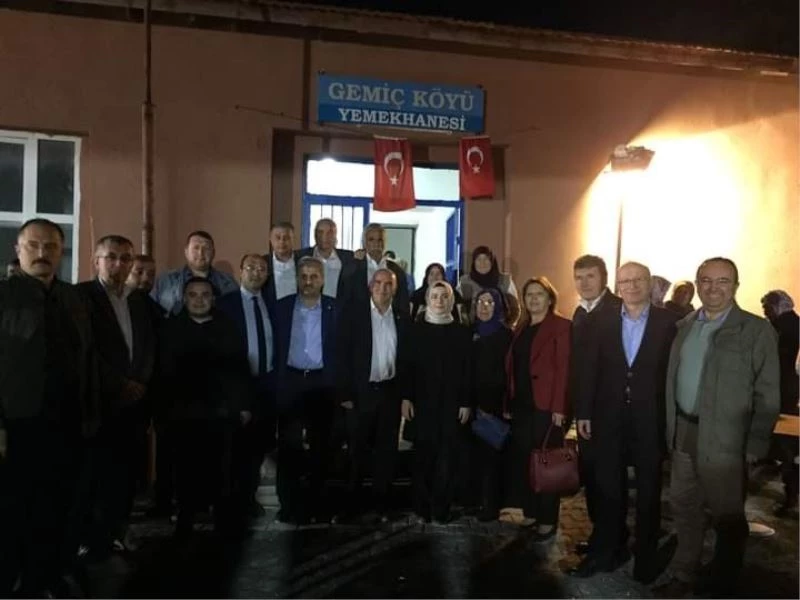 Gemiç Mahallesi’nde iftar programı düzenlendi

