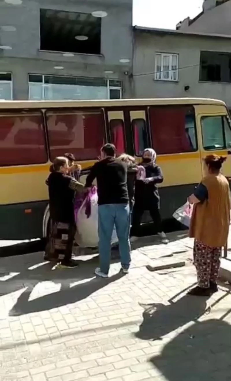 Kağıt toplayıcısı kadınların yer anlaşmazlığı saç saça kavgaya dönüştü
