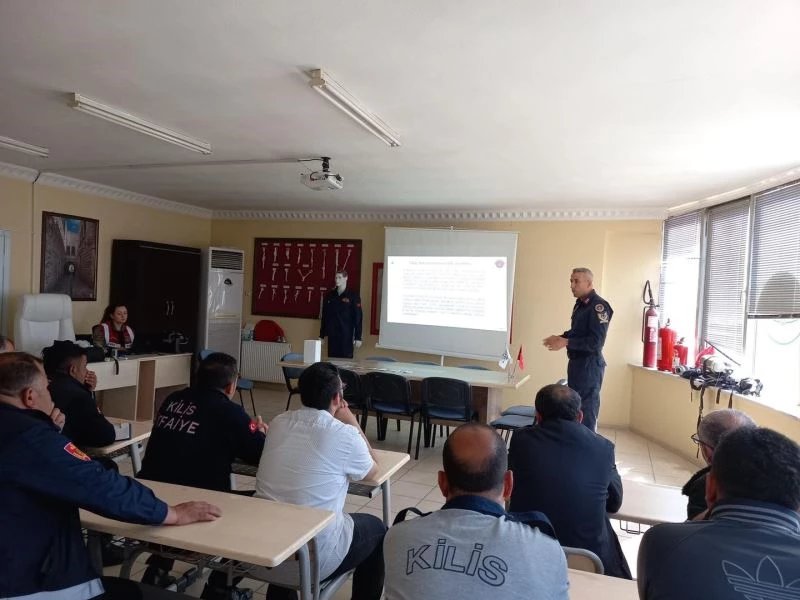 İtfaiye personeline kriminal eğitimi
