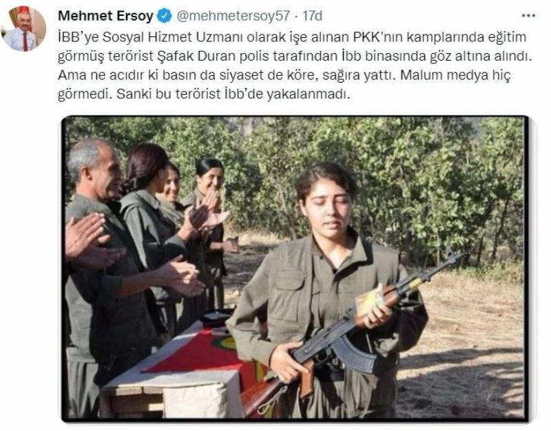 İçişleri Bakan Yardımcısı Ersoy: 