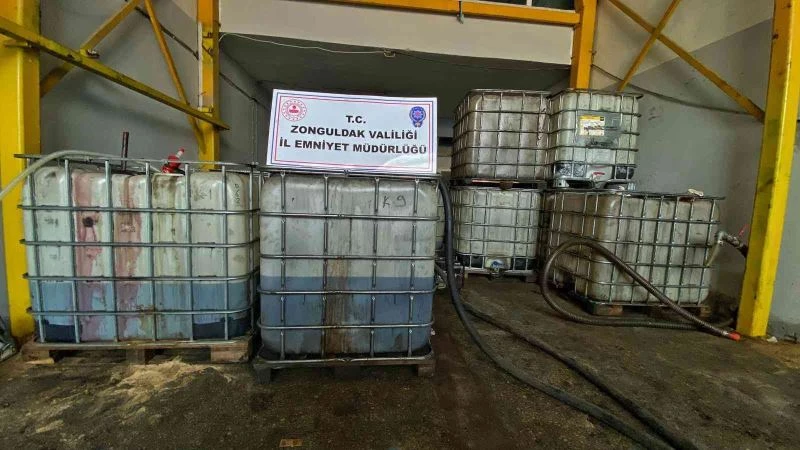 Kdz. Ereğli’de 7.8 ton karışımlı akaryakıta el konuldu
