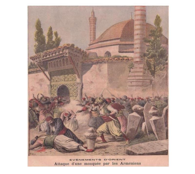 Diyarbakır’da 1895 yılında Ermeni komitelerin saldırısı sonucu 8 cami yakılarak kanlı Cuma yaşandı
