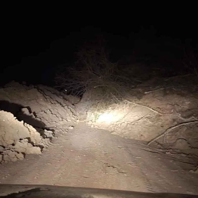 Heyelan sebebiyle Kastamonu-Çatalzeytin karayolu ulaşıma kapandı
