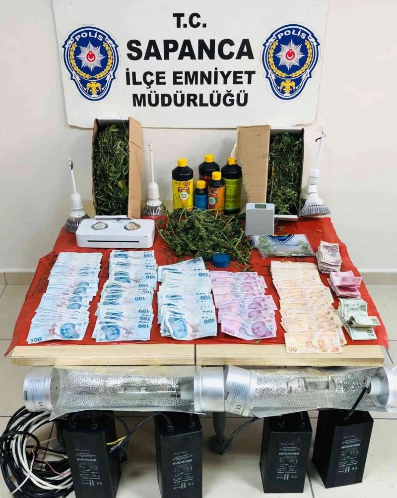 Uyuşturucu yetiştirmek için evine düzenek kuran şahıs yakalandı
