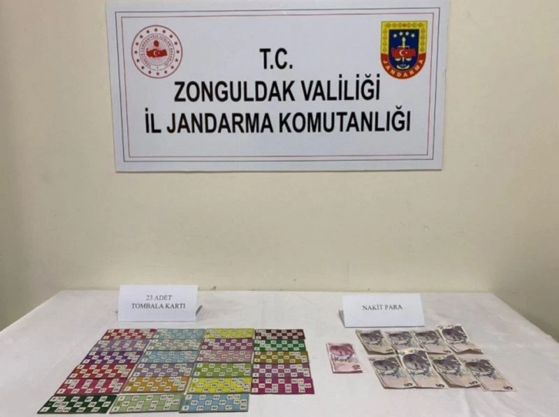 Kahvede tombala oynayan 4 kişiye ceza kesildi
