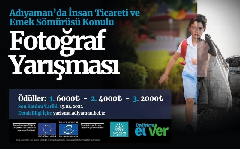 İnsan ticareti ve emek sömürüsü konulu yarışma düzenlenecek
