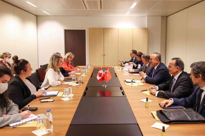 Dışişleri Bakanı Çavuşoğlu, Kanadalı mevkidaşı Joly ile bir araya geldi
