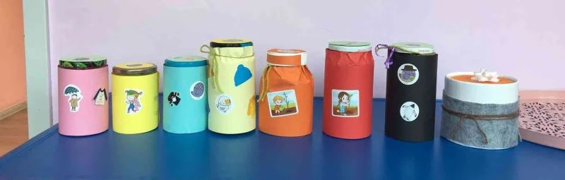 Minik öğrenciler, kendi biriktirdikleri harçlıklarla yardım kampanası düzenledi
