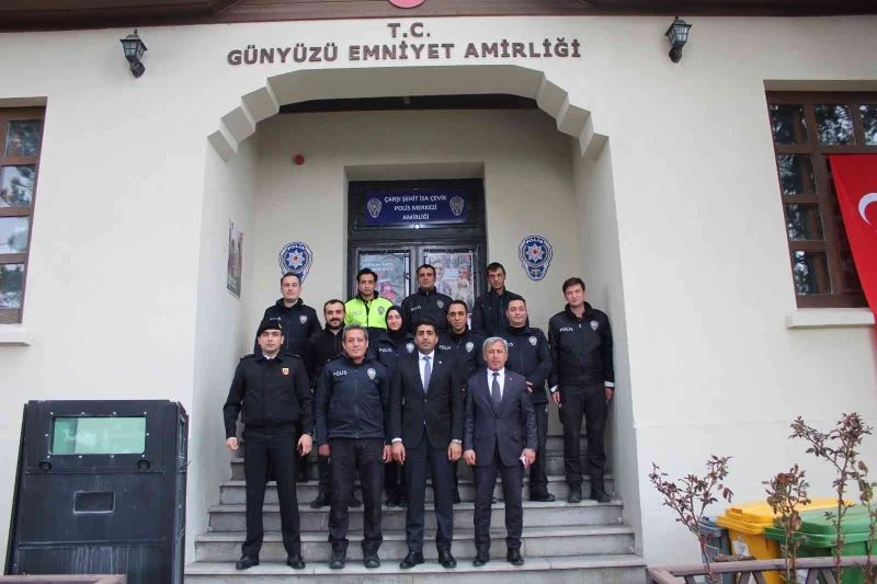 Günyüzü İlçe Emniyet Amirliğine Polis Haftası ziyareti
