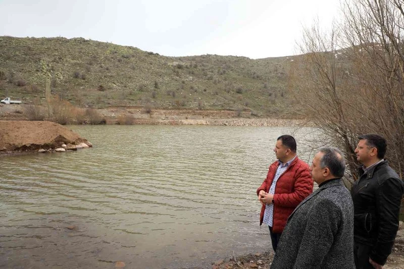 Zincidere Göleti’nde çalışmalar hızlandı
