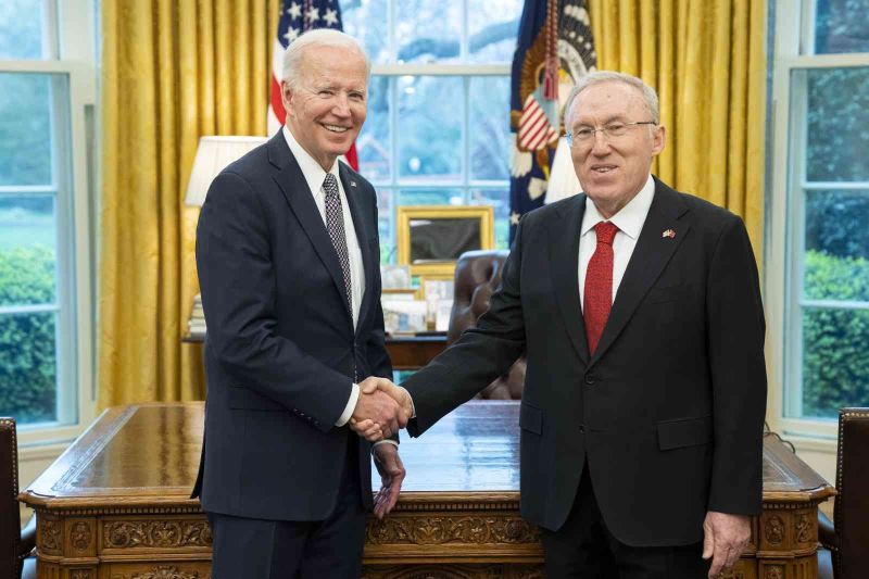 Türkiye’nin Washington Büyükelçisi Mercan, ABD Başkanı Biden tarafından kabul edildi
