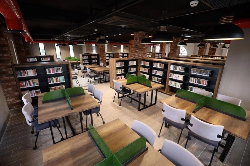 Kitaphane’deki çalışmalarda sona gelindi
