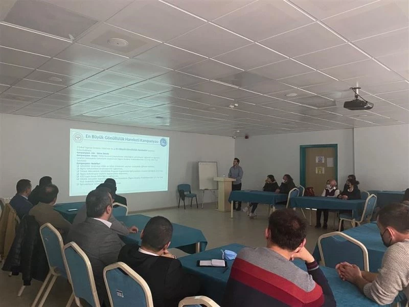 ’Tütünle mücadele’ eğitimi verildi
